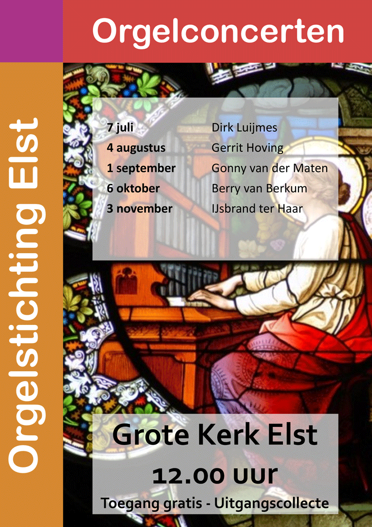 Affiche Orgelstischting 2024